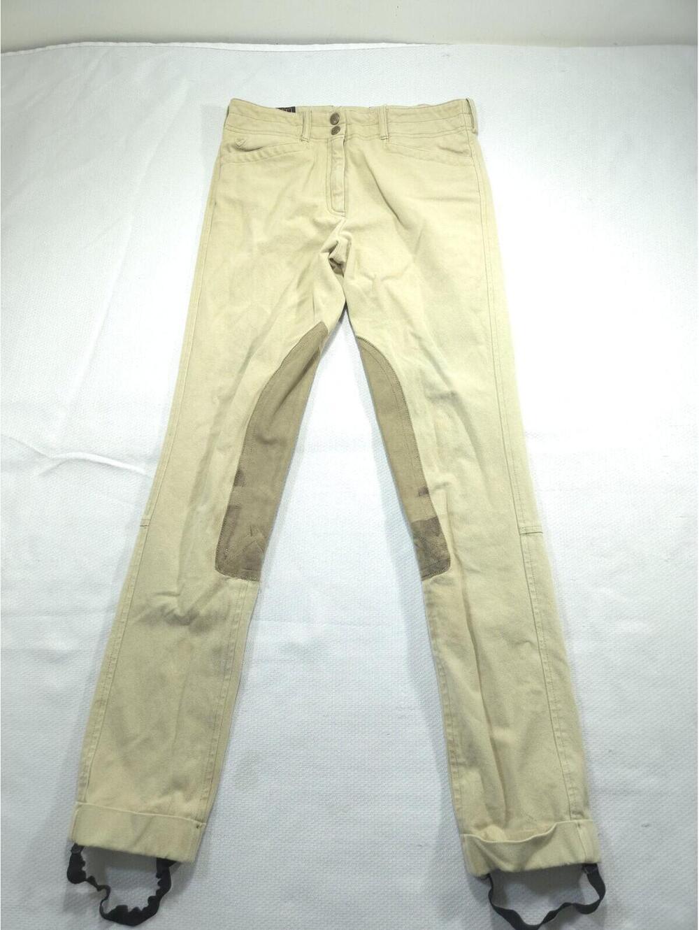 Ariat Riding Breeches Womens 16 Pro Series Beige Knee Patch Equestrian Pants